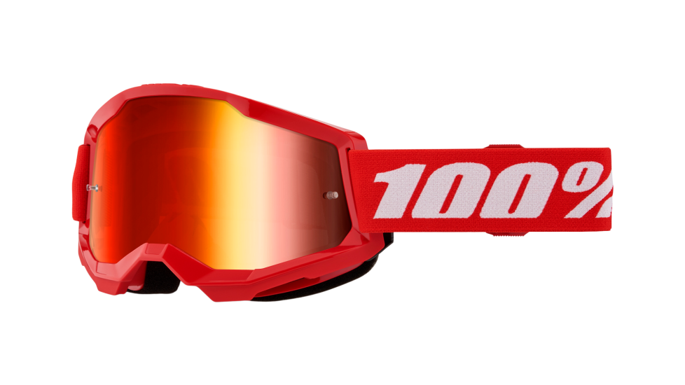 100% Strata 2 MX Goggle (quarter view)